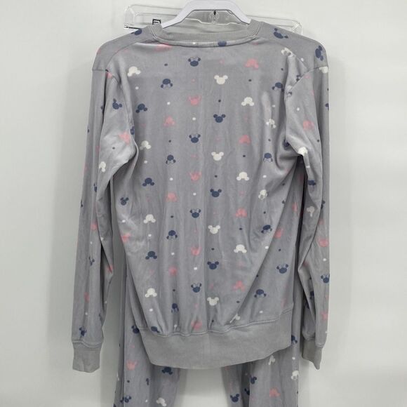 Disney Mickey Womens Small Pajama set Fuzzy Pullover Sweatshirt Jogger Pants - Picture 4 of 8